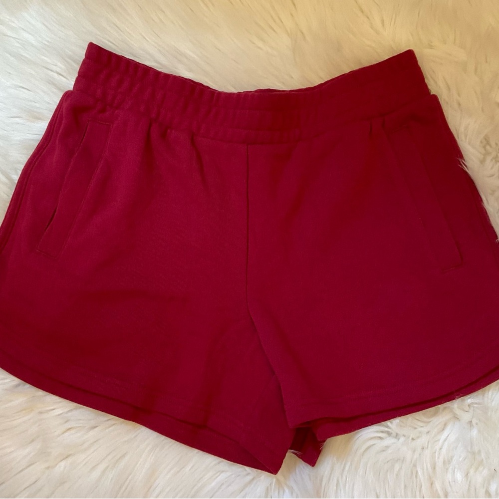 90 Degrees by Reflex Loop Terry Up Shore Shorts - NWT - Medium - Tibetan Red - Picture 2 of 8